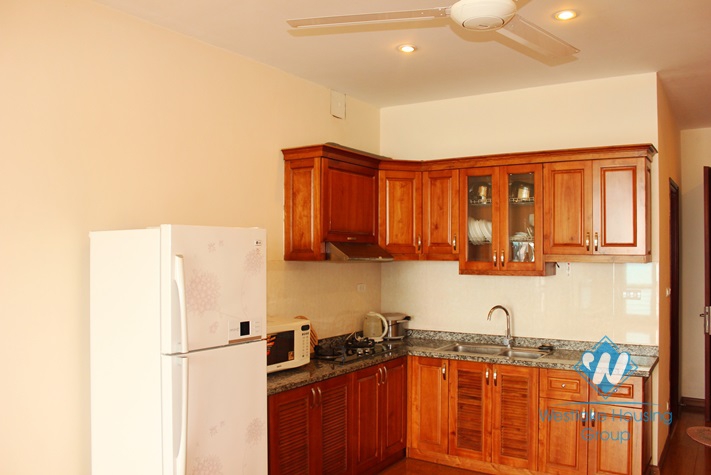 Lake view apartment with 2 bedroom for rent in Yen Phu village